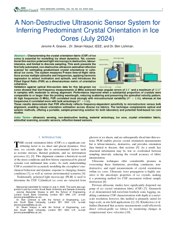 First page of the ice crystal fabrics preprint