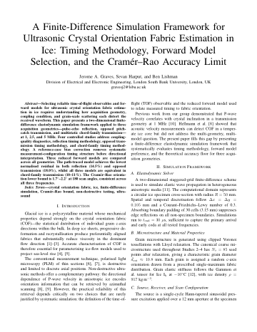 First page of the simulation framework paper